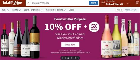 $5 off at total wine.